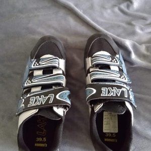 Women's Lake MX85 Blue/Steel Cycling Shoes Size 7.5 - 8